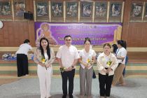 พิธีทำบุญตักบาตรและถวายเทียนพรรษา  เนื่องในวันอาสาฬหบูชาและวันเข้าพรรษา